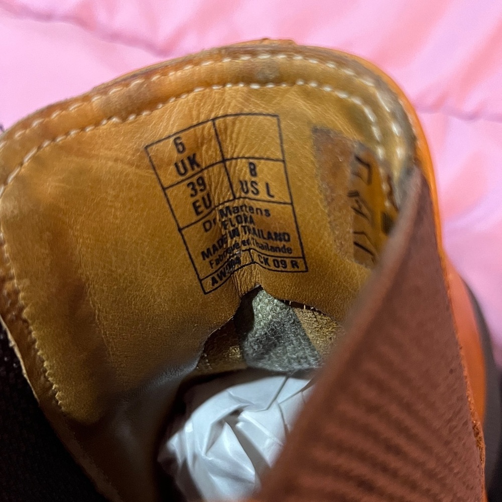 Dr. Martens Flora Chelsea Ankle Boots Mocha Brown Women's Size 8US 6UK 39EU - Picture 5 of 6